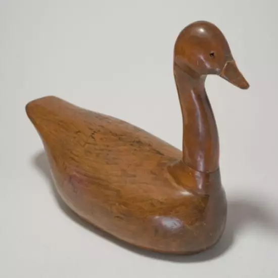 Early American Carved Wood Goose Decoy