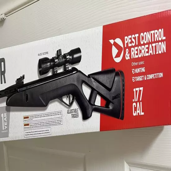 Gamo Shadow Whisper .177 Caliber Break Barrel Air Rifle With 4x32 Scope 1250fps