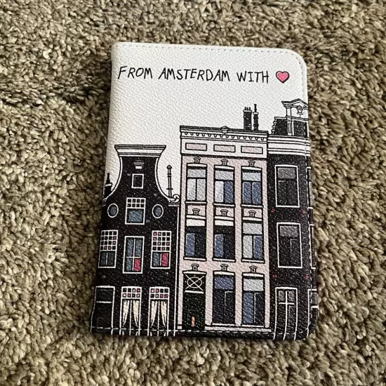 PASSPORT ITINERARY ORGANIZER AMSTERDAM NETHERLANDS WITH LOVE WOMEN CUTE