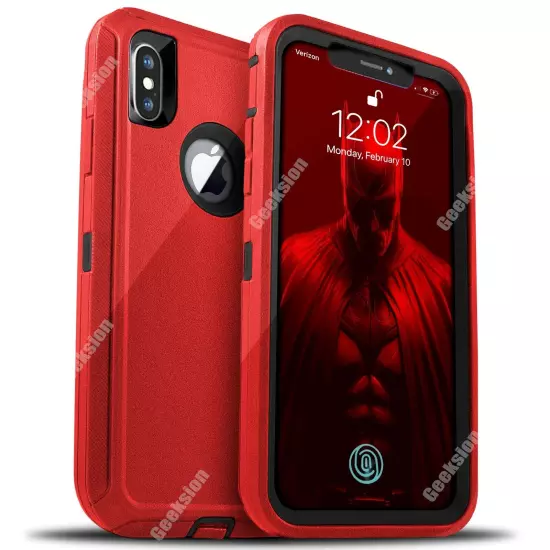 For Apple iPhone X XR XS Max Shockproof Rugged Protective Hybrid Case Cover