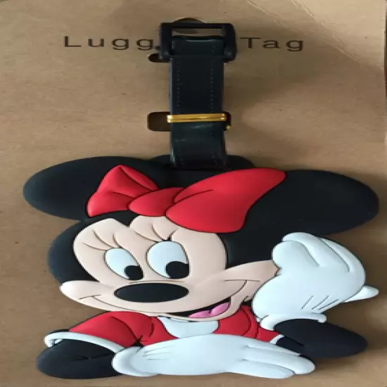 15 Styles Disney Mickey Minnie PVC Travel Baggage Backpack Suitcase Luggage Tags