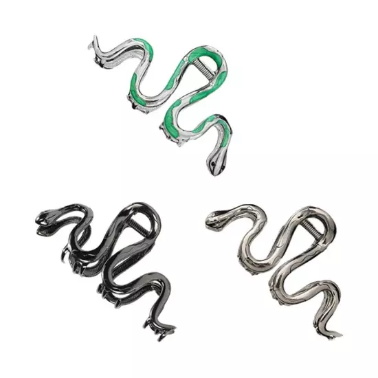 Metal Snake Hair Clip Claw Hair Accessory Snake Shape Shark Clip Fashion H7W3 щх