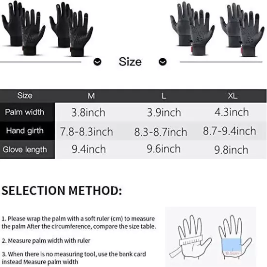 Dodorado Gloves, Premium Thermo Gloves, Unisex Winter Warm Touch Screen Gloves