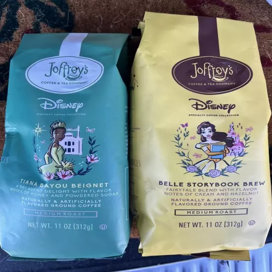 Joffrey's Coffee - Disney Resort Belle Storybook Brew, Tiana’s Bayou Beignet X2