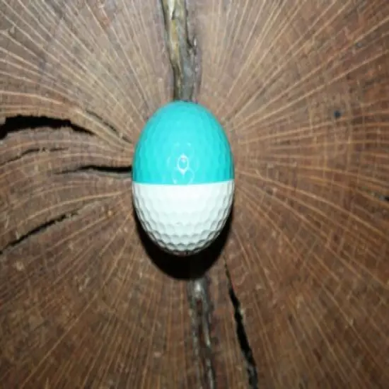 VINTAGE TEAL AND WHITE PING GOLF BALL MUST SEE!!!!