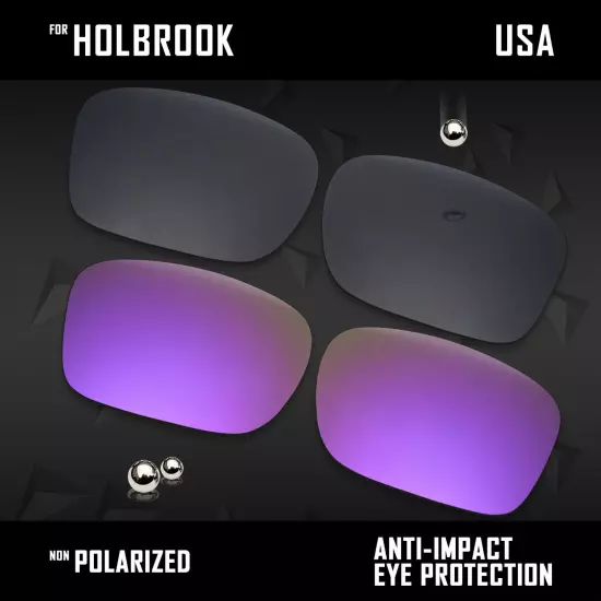 Anti Scratch Polarized Replacement Lenses for-Oakley Holbrook OO9102 Options