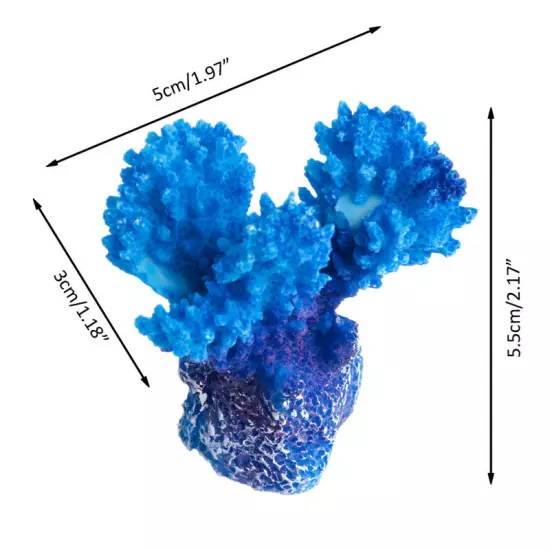 Artificial Resin Coral For Aquarium Fish Tank Decoration Underwater Ornament Hot