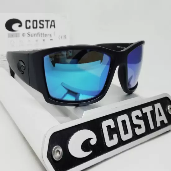 COSTA DEL MAR blackout/blue mirror CORBINA polarized 580G sunglasses NEW IN BOX!