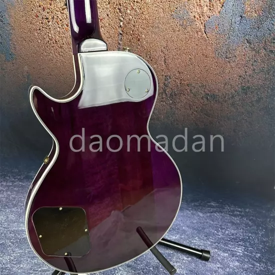 hot selling Custom shop purple electric guitar gold color hardware in stock