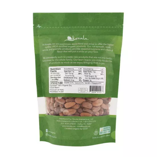 Organic Raw Cacao Beans 1Lb