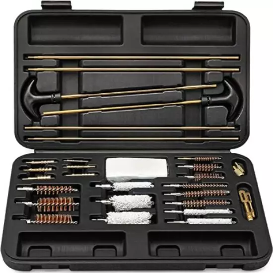 Universal Gun Cleaning Kit Handgun Pistol Revolver Shotgun Rifle Clean Care Set