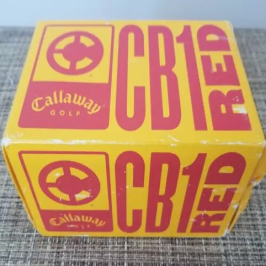 Callaway CB1 RED Golf Balls Box of 12 New