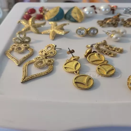 Bundle of Assorted Earrings Vintage Y2k Lot of 14