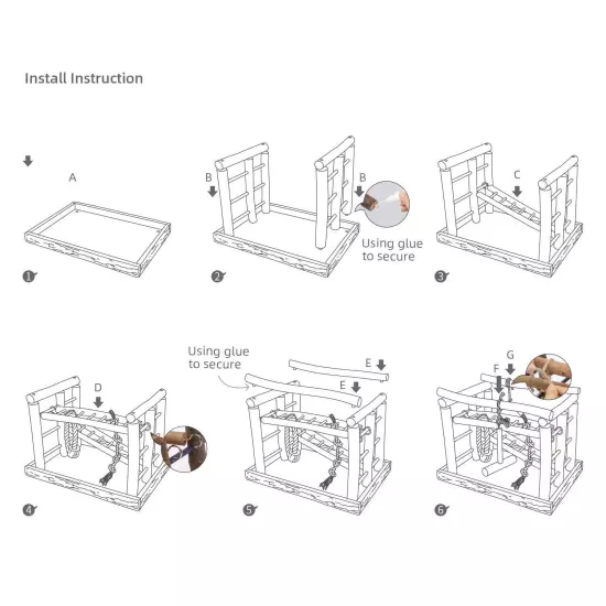 Natural Living Playground for Birds, Bird Activity Center