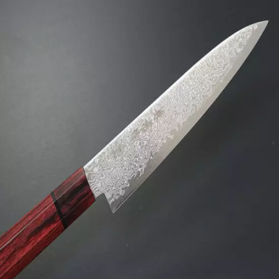 Kanetsune Seki Japan KC-824 Minamo-Kaze Damascus 135mm Kitchen Paring Knife