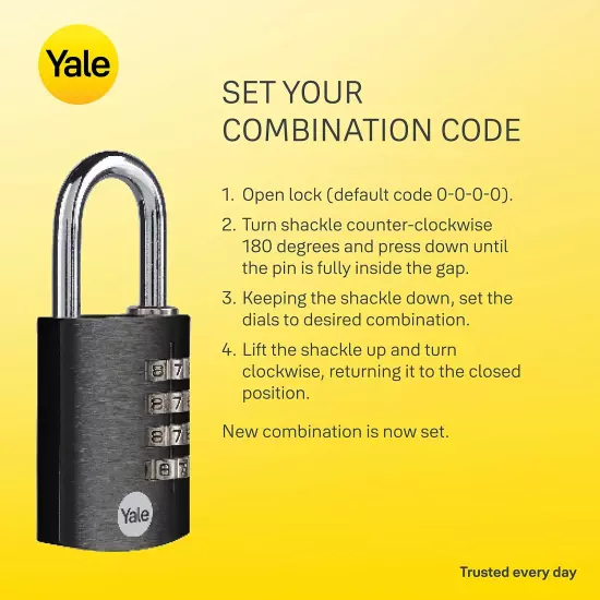 2 Pack 4 Digit Combination Lock Outdoor Waterproof Padlock for School Gym Locker