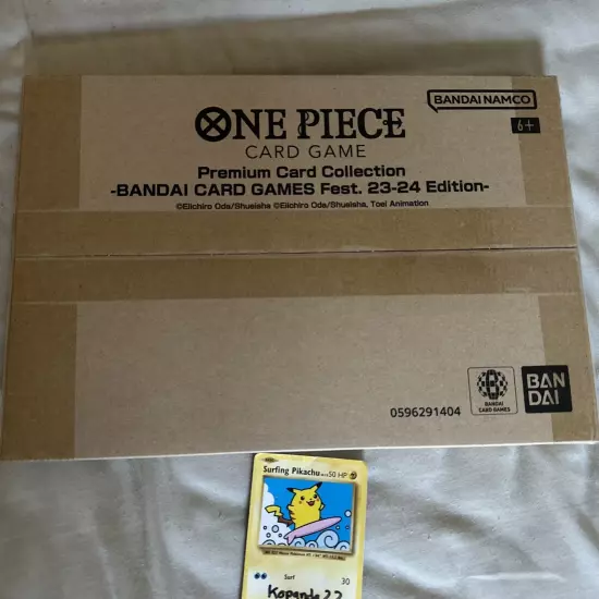 One Piece Premium Card Collection Bandai Games Fest 23-24 English Sealed NEW