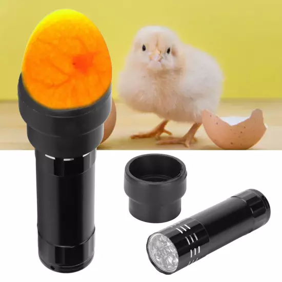 Egg Candler Tester 9 Lamp Safe Cool Light Egg Candler with Lanyard for Chickens