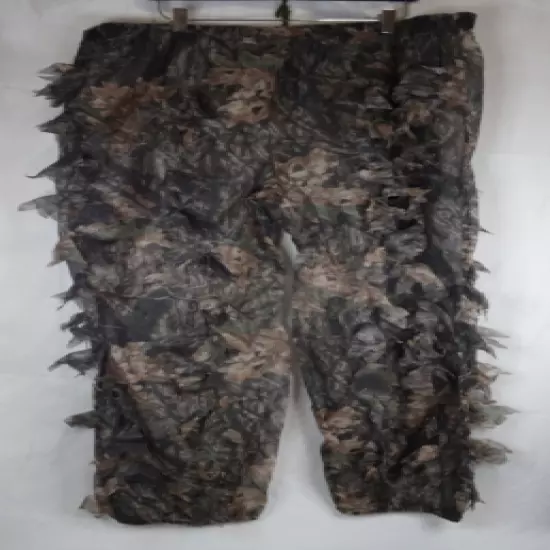 Leafy Mesh Ghillie Pants Breakup Camo Mens Hunting Pull On Pants USA MADE XXL