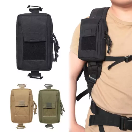 1000D Tactical Molle Phone Pouch Shoulder Bag Outdoor Belt Waist EDC Bag Hunting