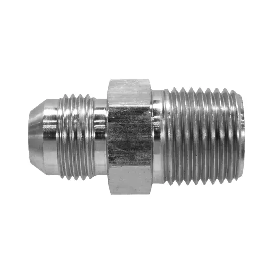 2404-08-08 Hydraulic Fitting 1/2" Male JIC 37°-Flare x 1/2" Male Pipe Connector