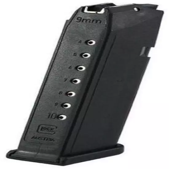 GLOCK Factory 10 Round 9mm G17/34 Magazine - Black