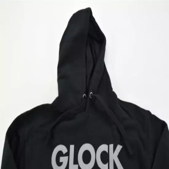 GLOCK PERFECTION HOODED SWEATSHIRT LARGE BLACK 17 19X 22 43X 44 47 48 BRAND NEW