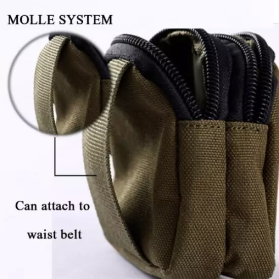 Tactical EDC Pouch Waist Belt Bag Wallet Key Coin Purse for Hunting Portable Bag