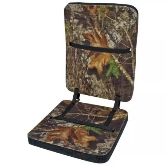 Replacement Seat cushion Mossy Oak Deluxe Foam Cushion with Back Rest!! 