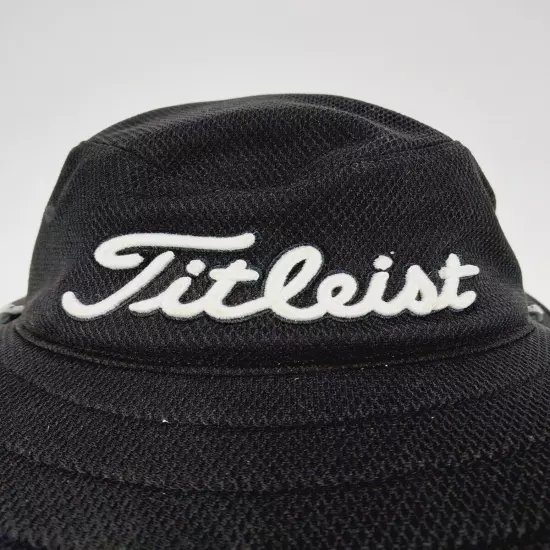 Titleist Golf Sun Bucket Hat Black Mens L/XL Pro V1 FJ Footjoy