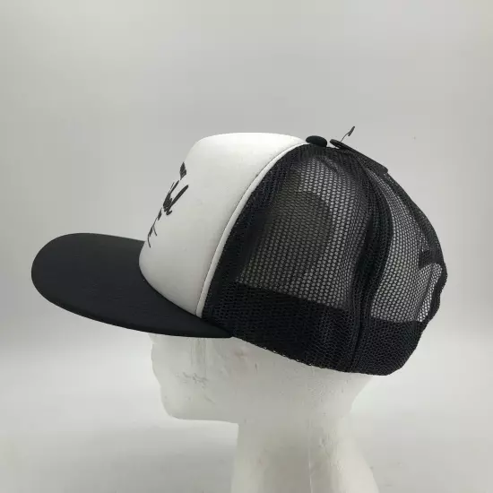 Herschel Supply Co Trucker Snapback Baseball Cap Hat Black White One Size