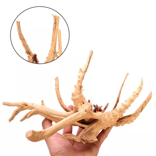 1 Pcs Wood Natural Trunk Driftwood Tree Aquarium Fish Tank Plant Stump Aquari Sn