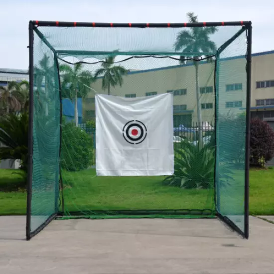 9.8ft Golf Practice Net Foldable Golf Hitting Cage Practice Training Cage Target