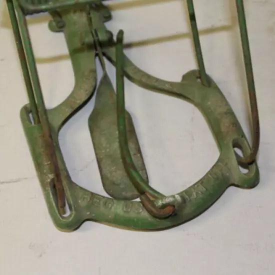 Pair of Antique Iron & Wire Nash Mole Trap – Scotts, Michigan