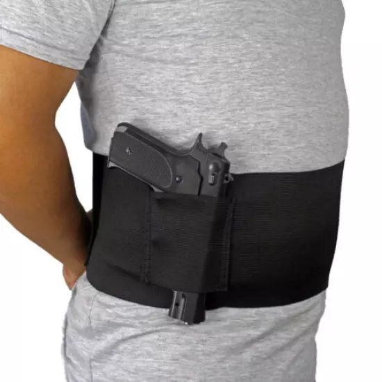 Tactical Elite Duty Ambidextrous Belly Band Holster for S&W Ruger LCP P32 FNX 45