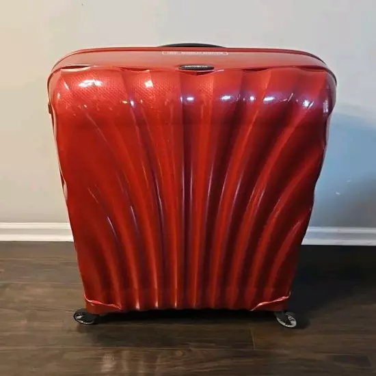 Samsonite Black Label Cosmolite 3.0 34" Extra Large XL Spinner Check Luggage Red