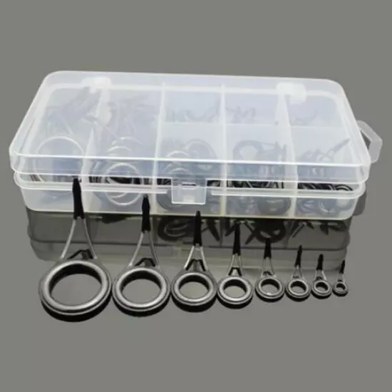 Rod Tackle Accessory Kit Fishing Rod Guide Top Ring Circle 75 Pack