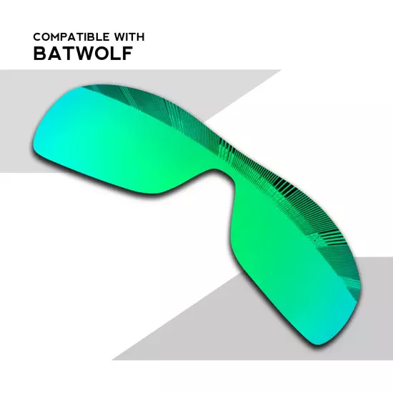 Wholesale POLARIZED Replacement Lenses for-Oakley Batwolf OO9101 Sunglasses