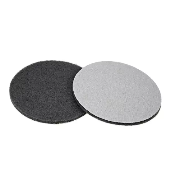 Scrub Pad, 7" 1000 Grits Drill Brush Tile Scrubber Cleaning Scouring Pads 2pcs 