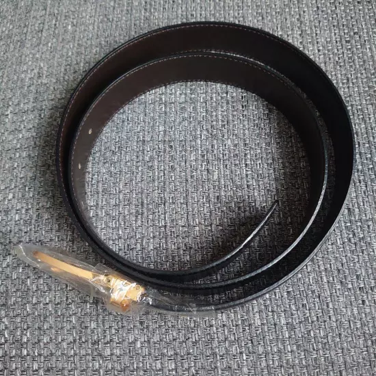 Dead Old GUCCI Plus Leather Belt with Certificate Box