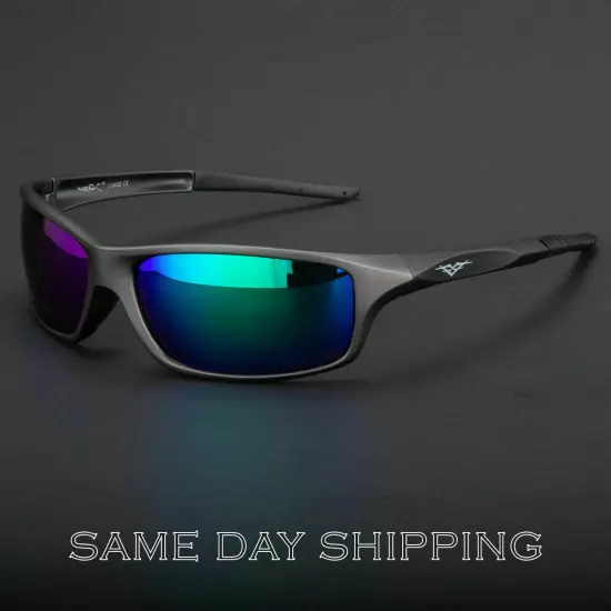 Polarized Sport Sunglasses New Wrap Around FISHING DRIVING GOLFING US