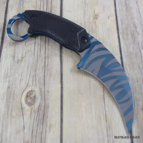 8 INCH MTECH FIXED BLADE KARAMBIT KNIFE WITH NYLON SHEATH FULL TANG 