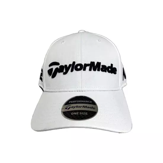 NEW TaylorMade Golf Tour Radar TM17 M1 & M2 Adjustable Hat Cap - White