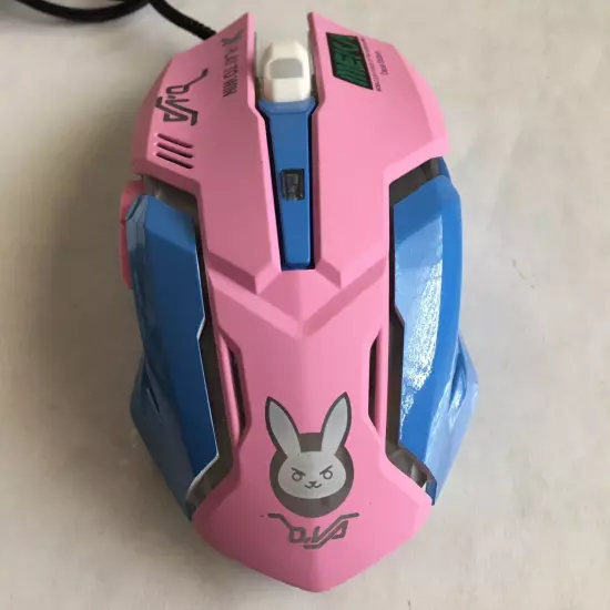 OW Mouse Breathing LED Backlit Gaming Mouse Genji Reaper Wired USB Computer