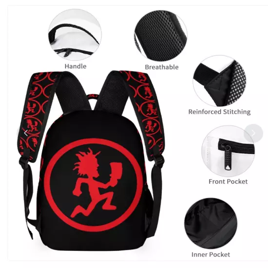 Hatchet Man ICP Insane Clown Posse Juggalo 3 piece backpack set