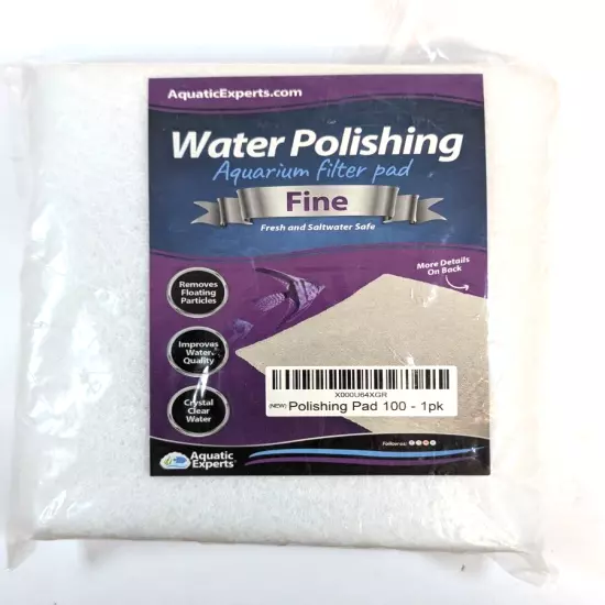 Water Polishing Aquarium Filter Pad by Aquatic Experts 100