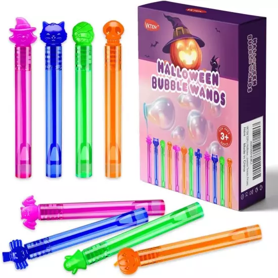 32Pcs Halloween Bubble Wands Mini Bubbles Party Favors for Kids Halloween... 