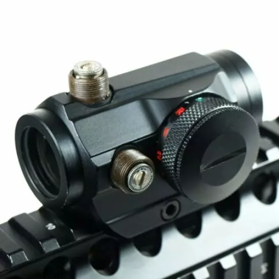 Passive Red/Green Micro Dot Collimator Reflex Sight Picatinny Rail Mnt HD22M1-RG