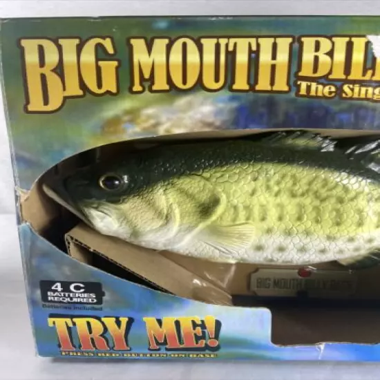 Vintage Big Mouth Billy Bass The Singing Sensation Synchromotion NEW in Box