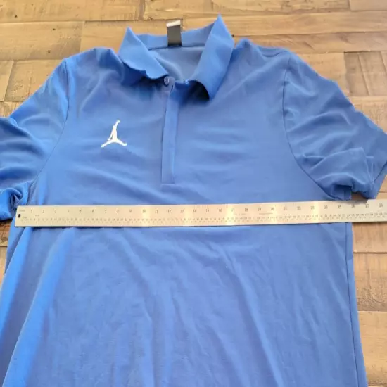 Air Jordan Nike Dri-fit Polo Short Sleeve Golf Shirt Mens 2XL Blue CD2216 493